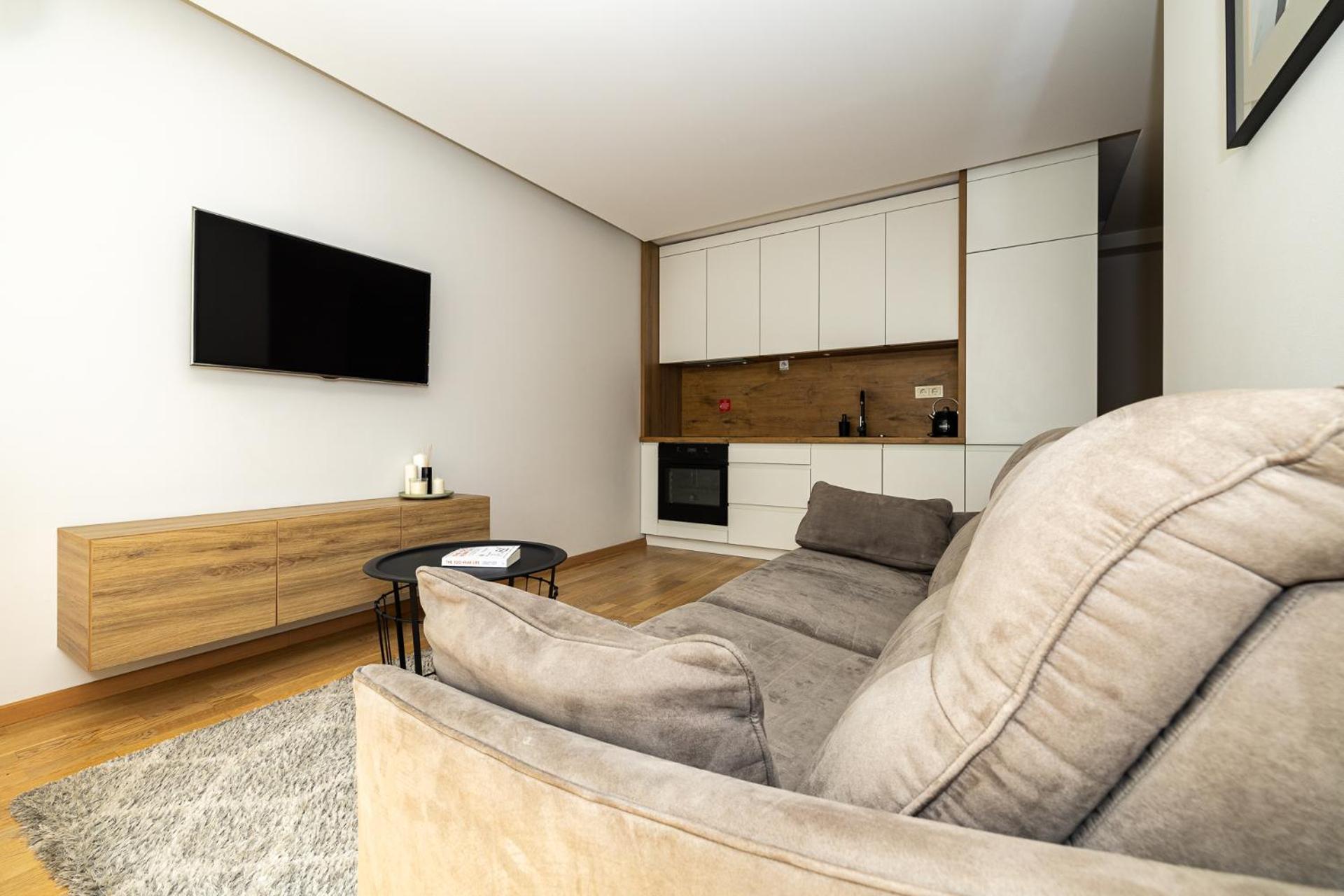 Central Square Apartments Паланга Стая снимка