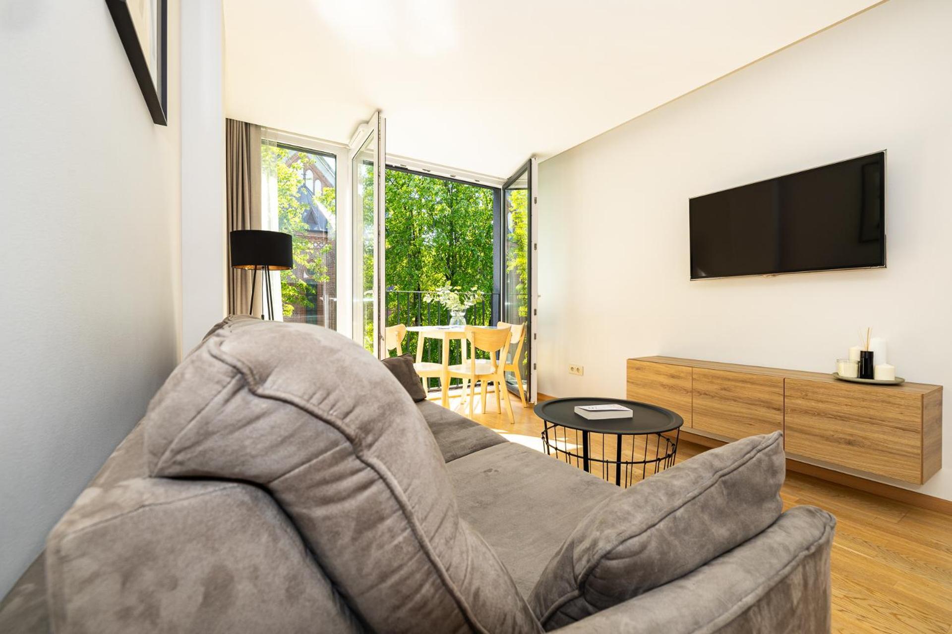 Central Square Apartments Паланга Стая снимка