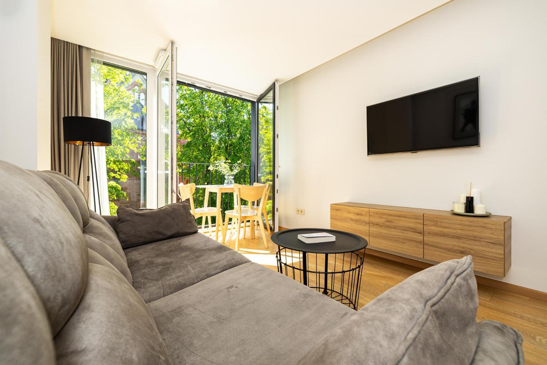Central Square Apartments Паланга Стая снимка