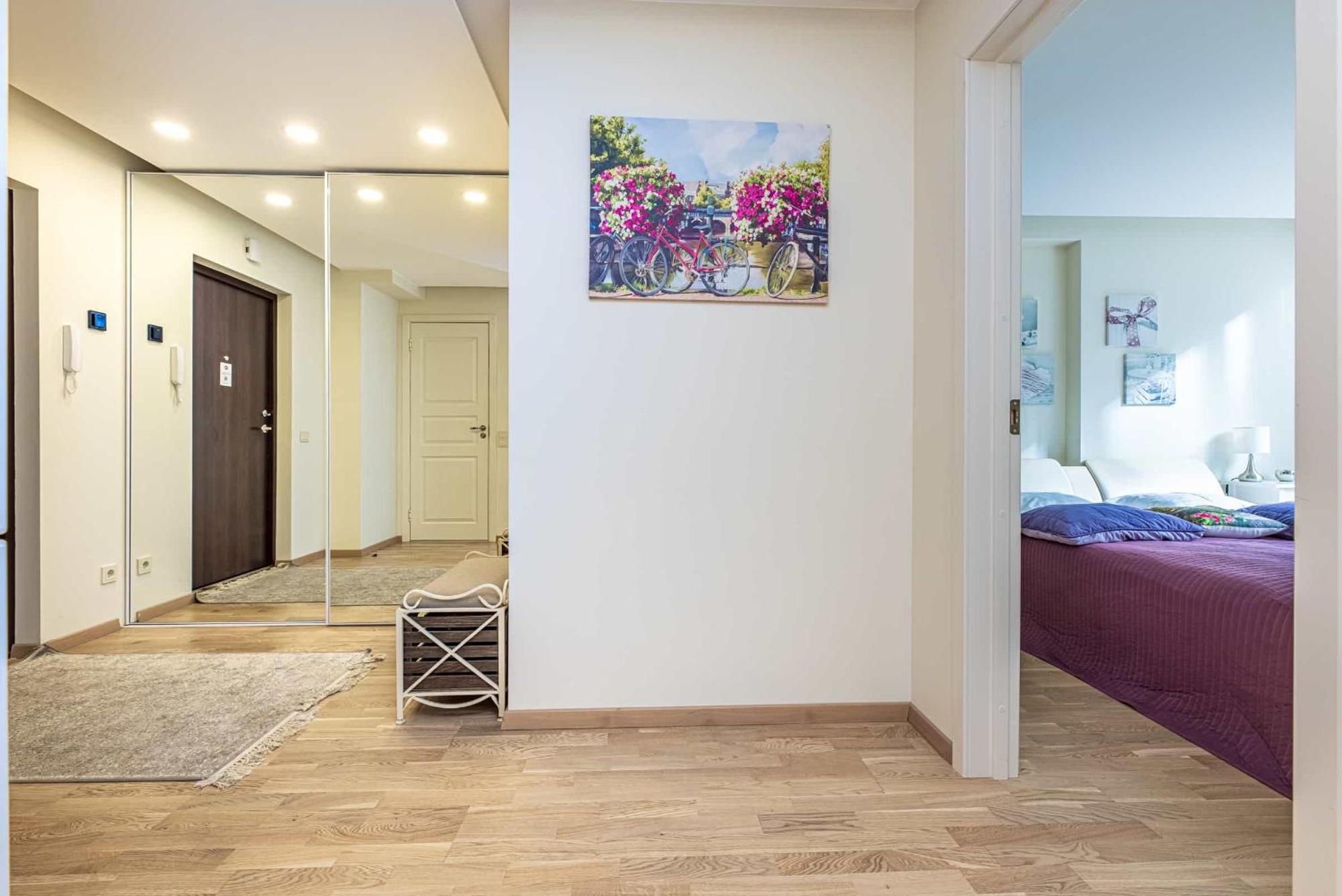 Central Square Apartments Паланга Стая снимка