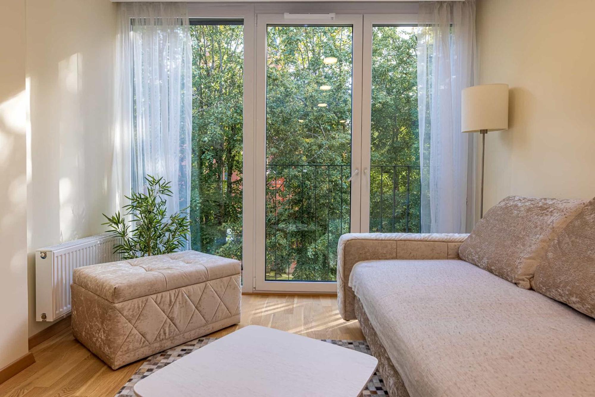 Central Square Apartments Паланга Стая снимка